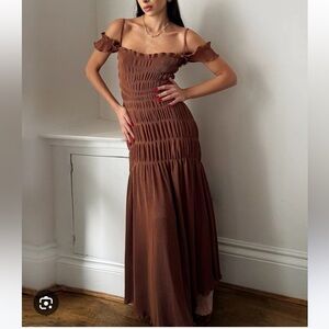 Georgia Hardinage Brown Maxi Dress